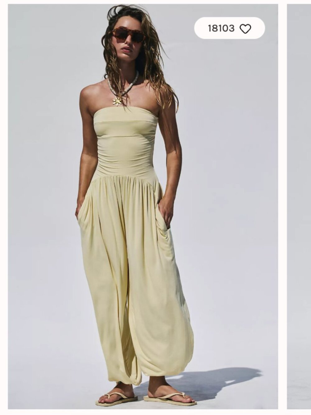 Free People Mora Drop-Waist One-Piece